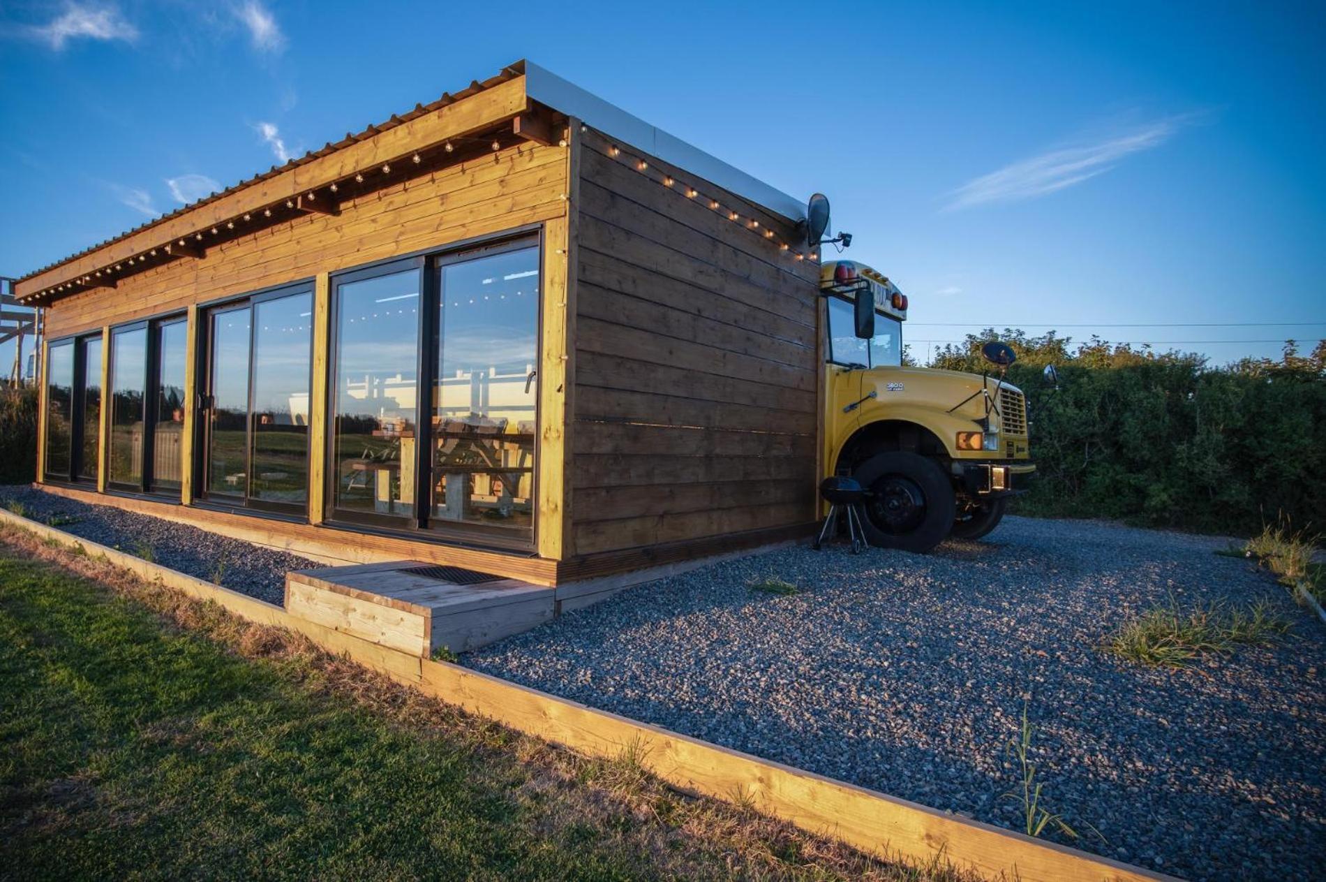 American School Bus - 1 Bedroom - Blossom Farm - Tiers Cross Johnston Zewnętrze zdjęcie